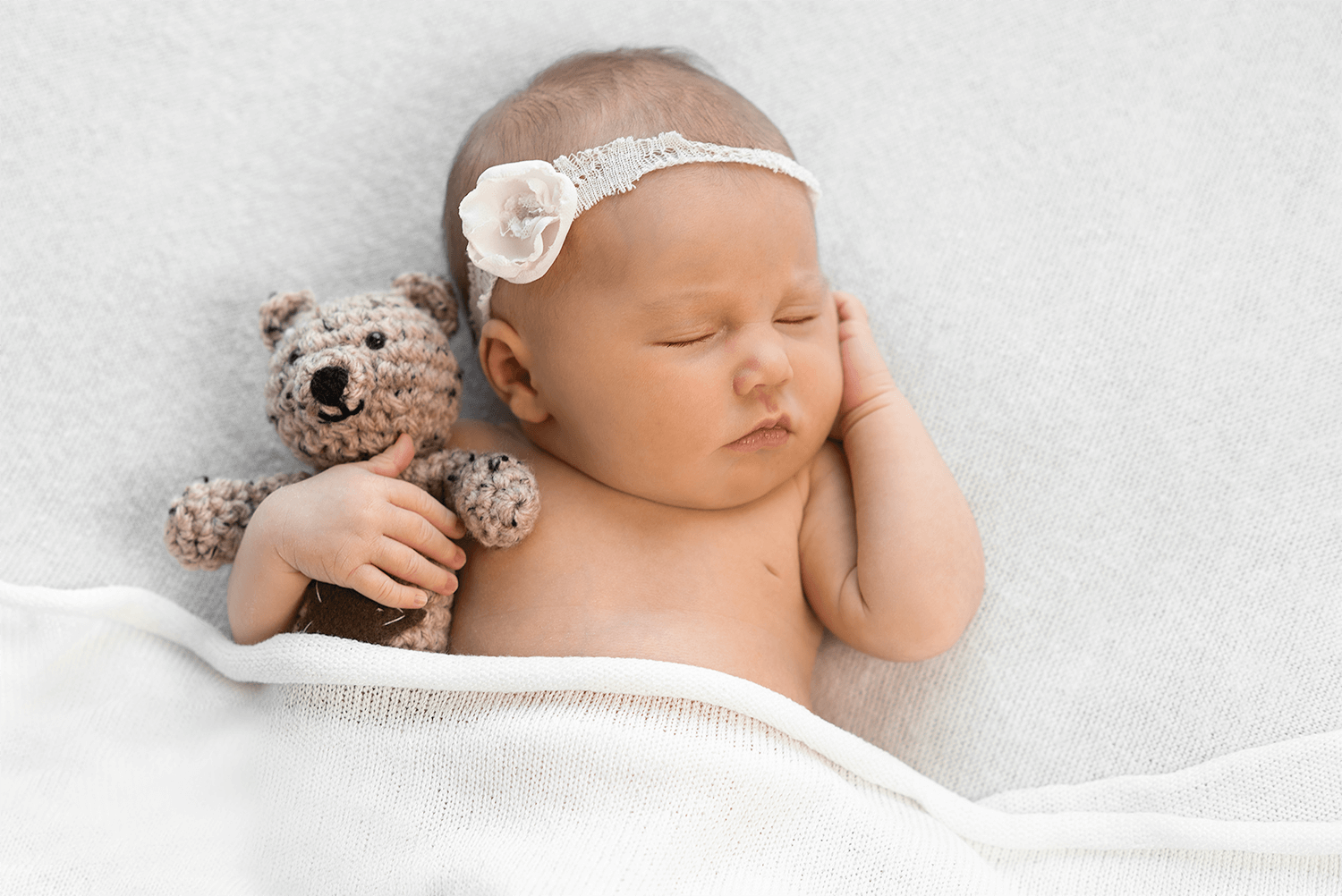 newborn shoot in de studio